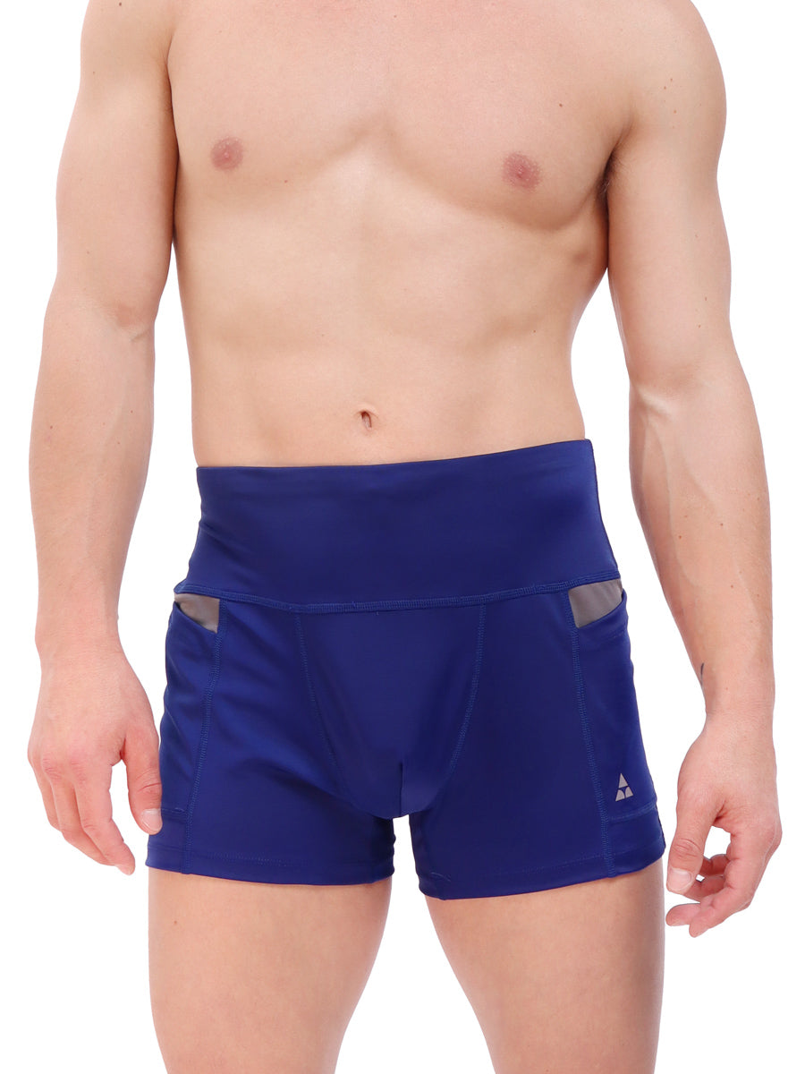 men's blue mini shorts - Body Aware UK