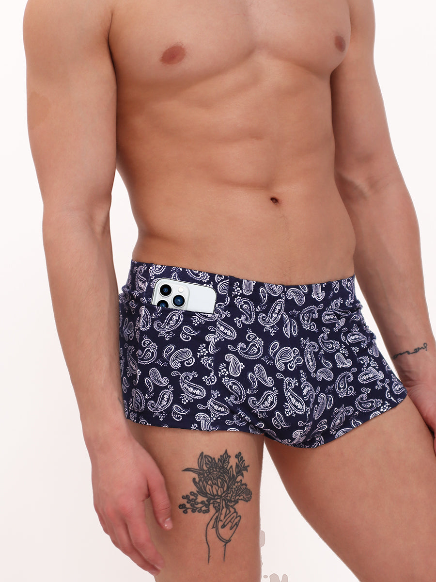 Mens boxer shorts outlet with pockets