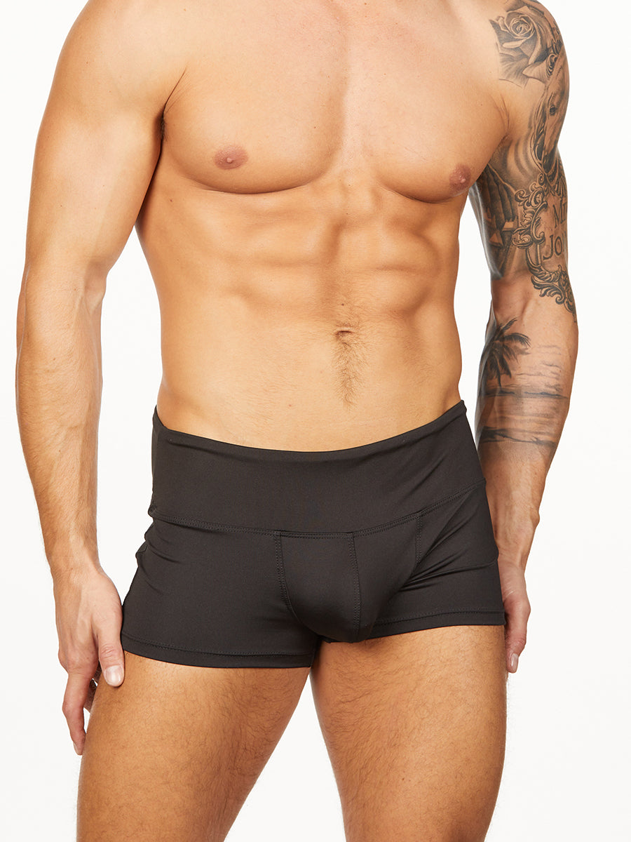 men's black sport shorts