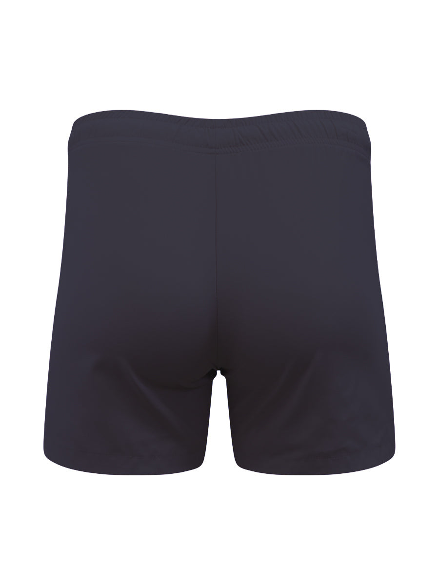 Black shorts on a white background