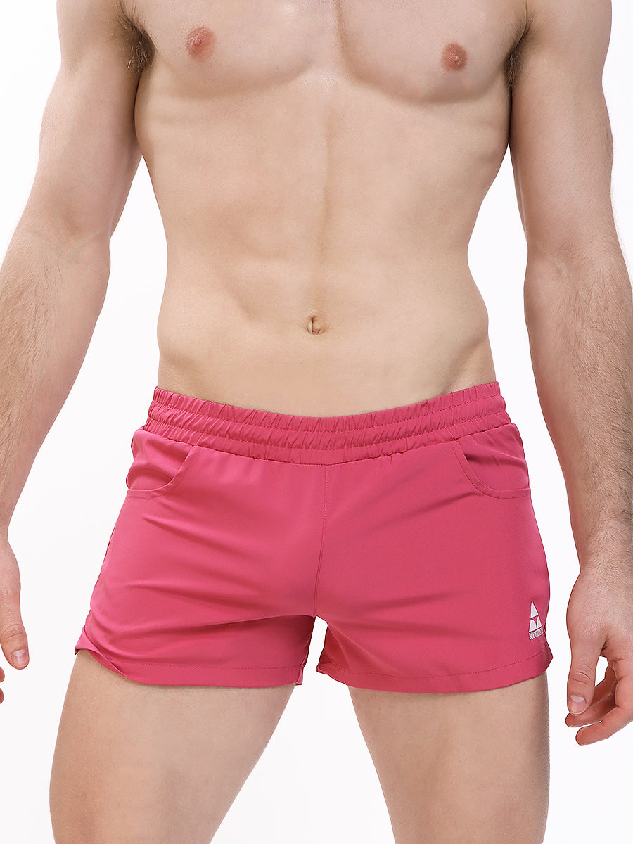 Men's Pink Gym Shorts - Sexy Shorts For Men - Body Aware UK