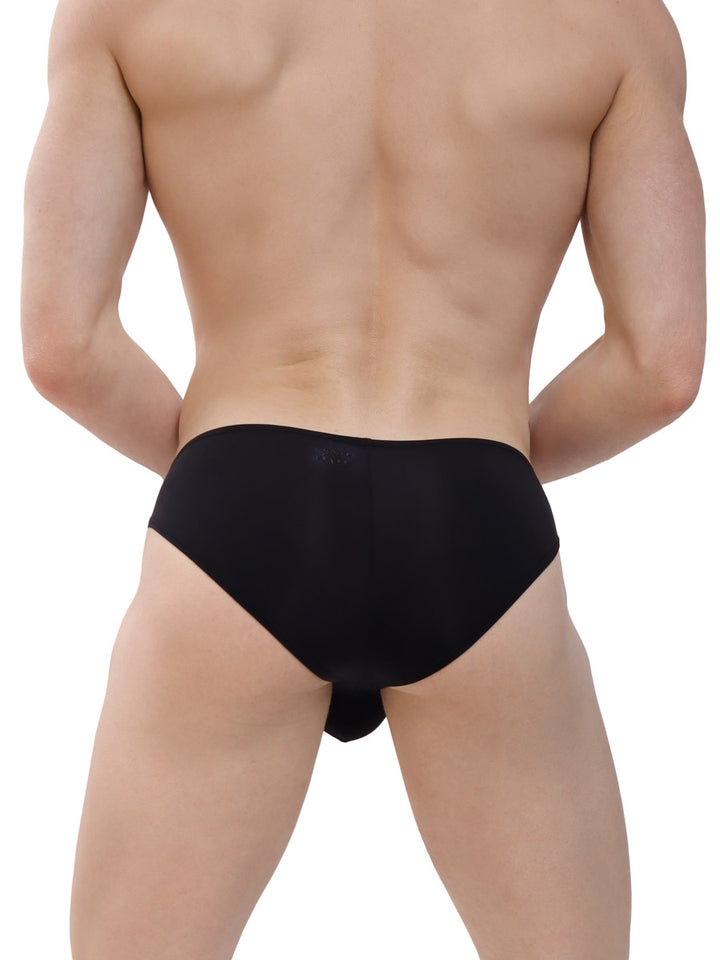 men's black nylon bikini briefs - Body Aware UK