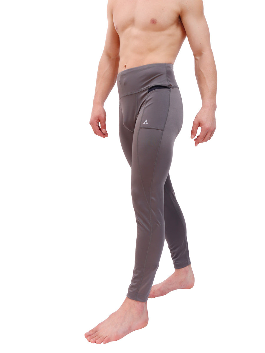 men's grey sports legging - Body Aware UK