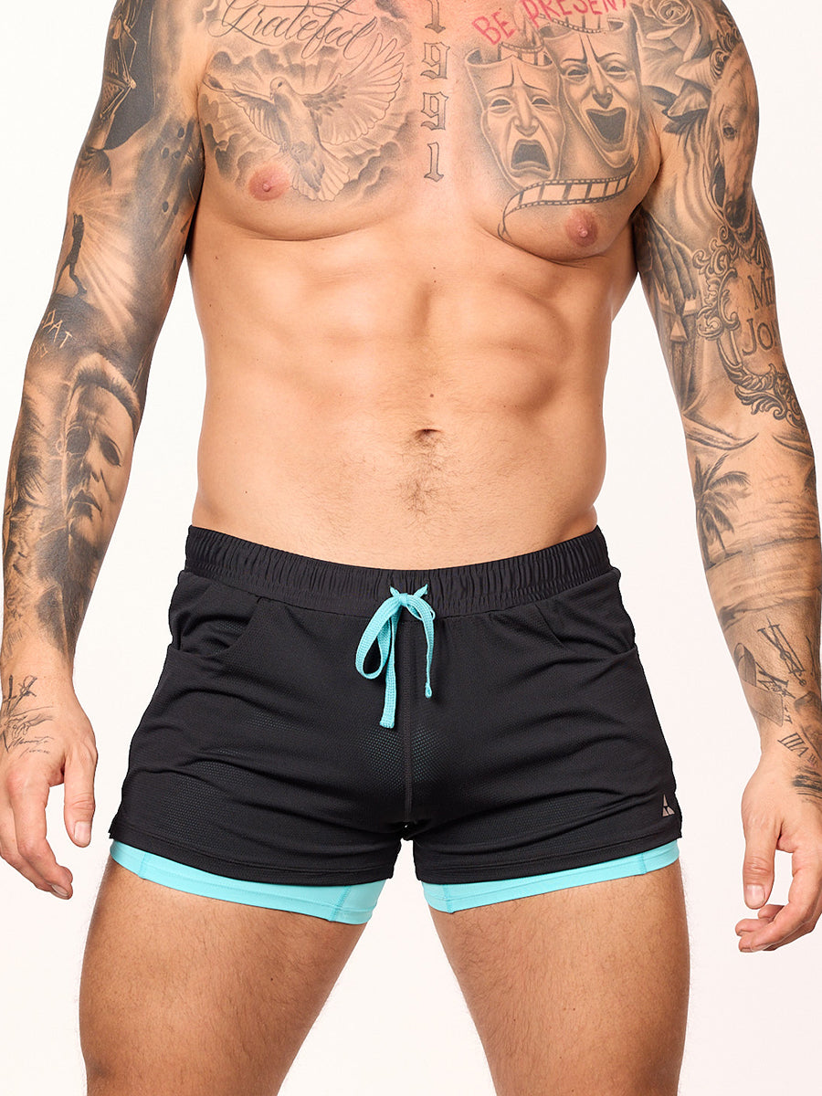 Body Force 2-in-1 Gym Shorts