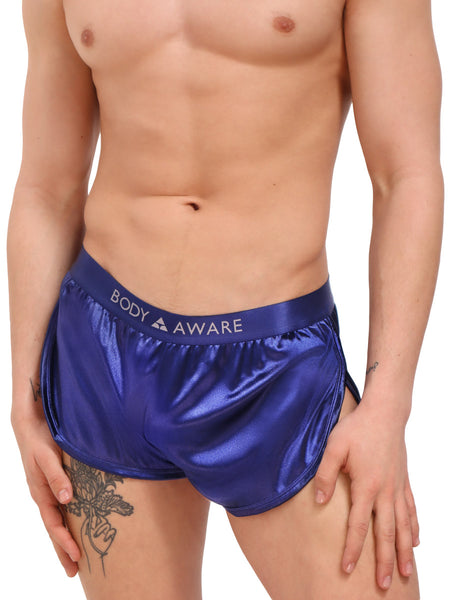 Mens on sale satin shorts