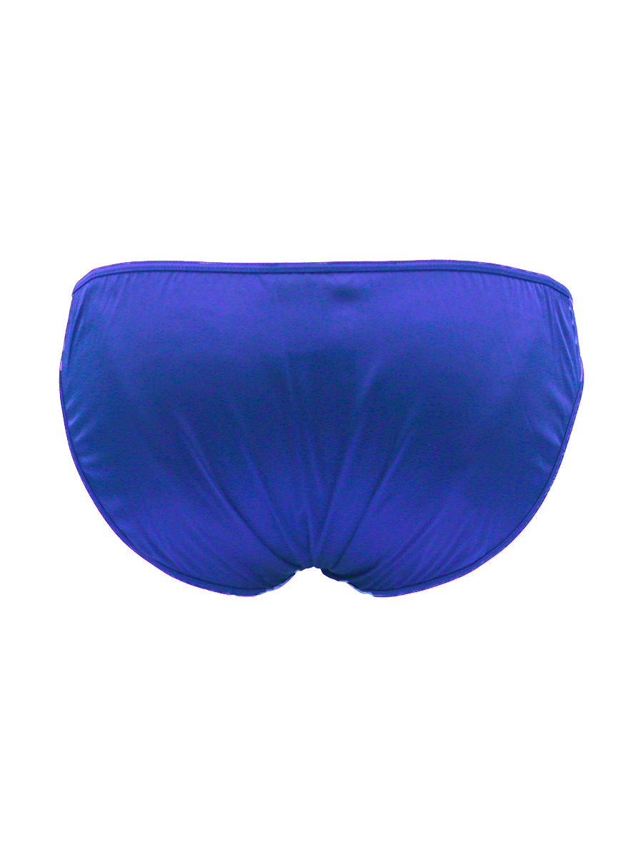 Blue men's underwear on a white background
