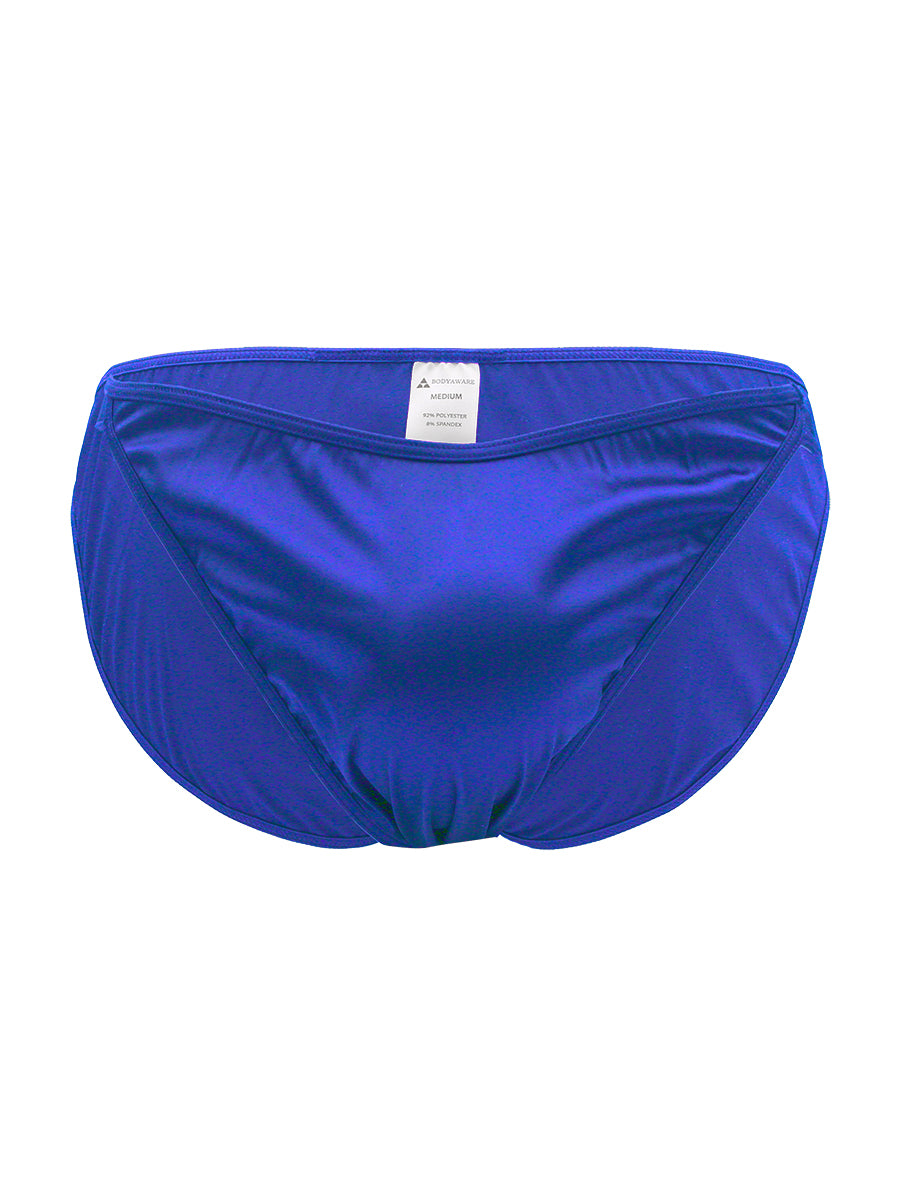 Blue men's underwear on a white background