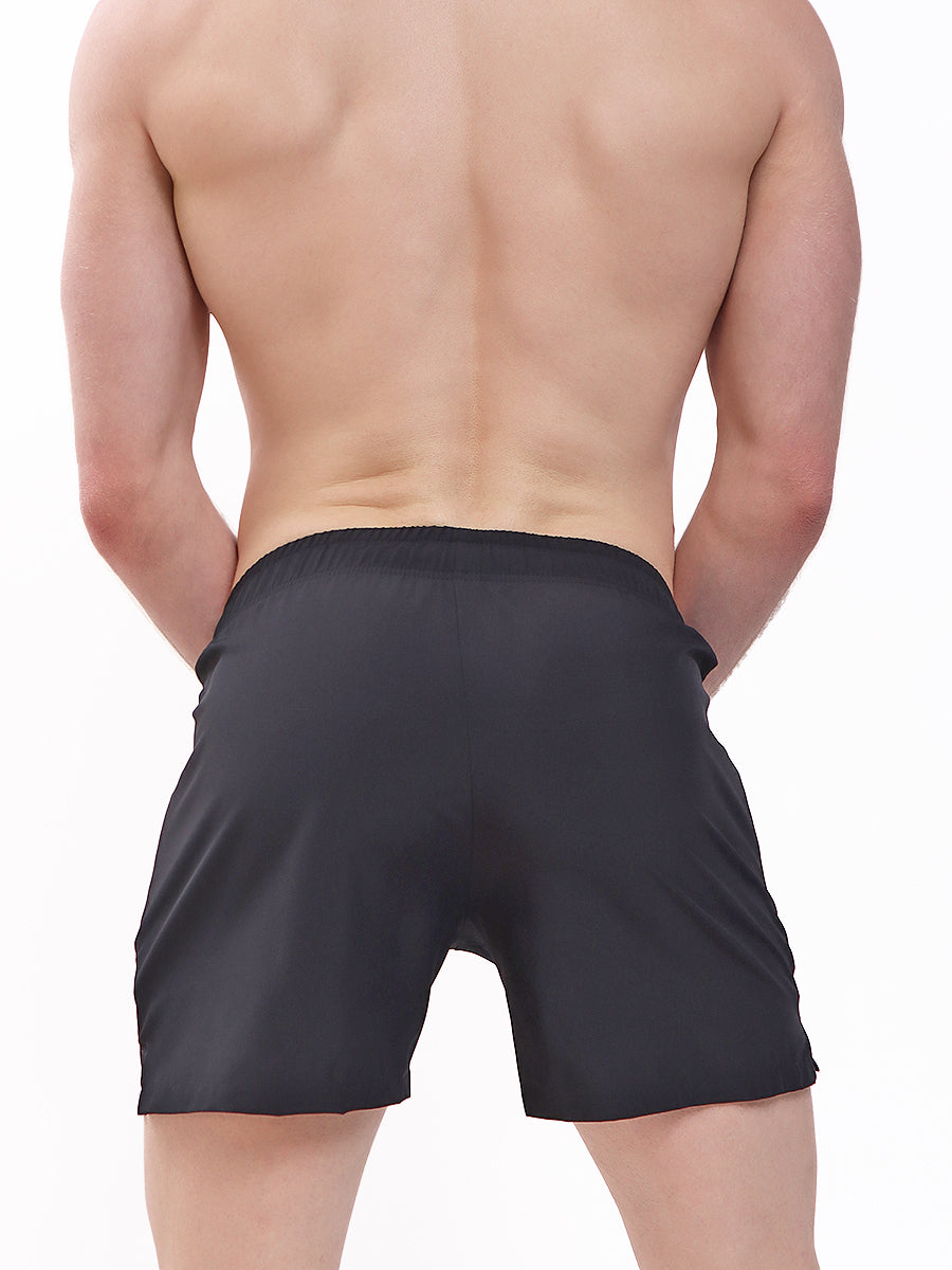 Men's Black Gym Shorts - Sexy Activewear For Men - Body Aware UK