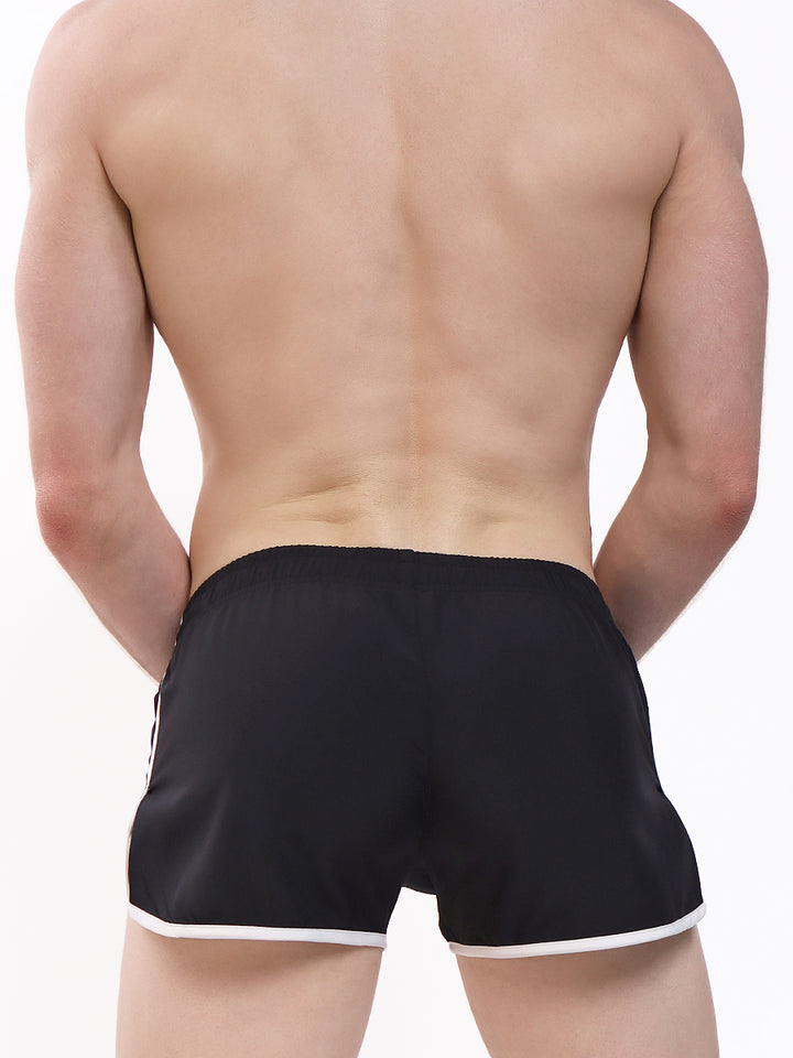 men's black running shorts - Body Aware UK