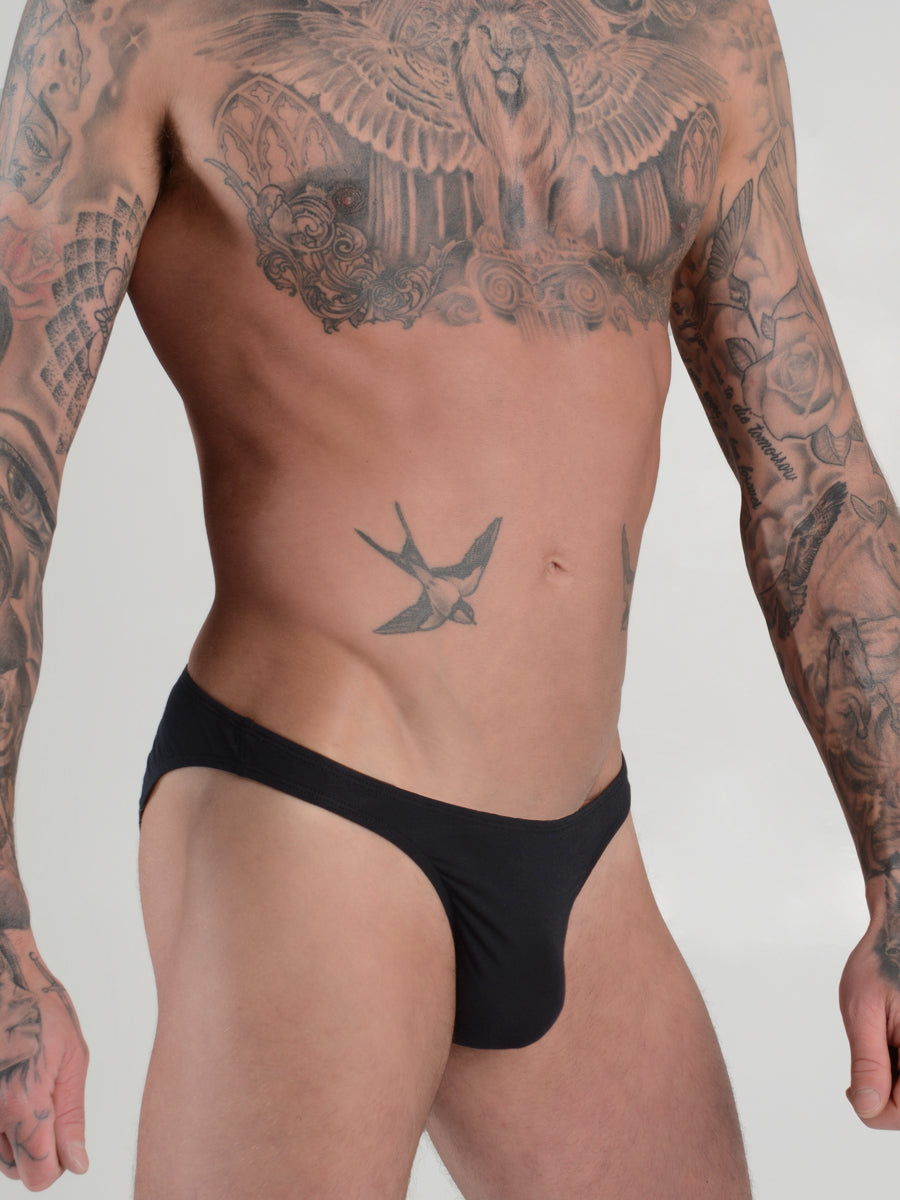 Men's Tencel Sporty Briefs - Black