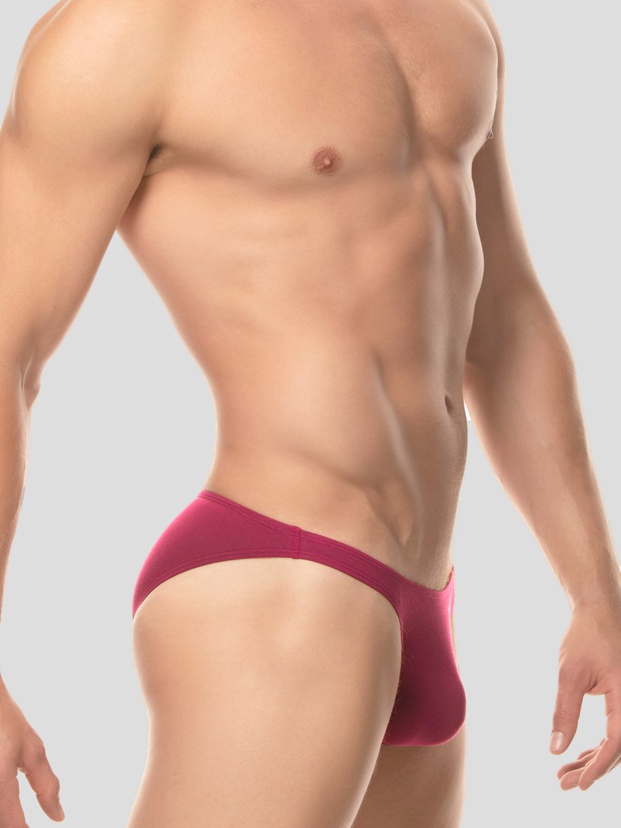 men's red modal bikini briefs