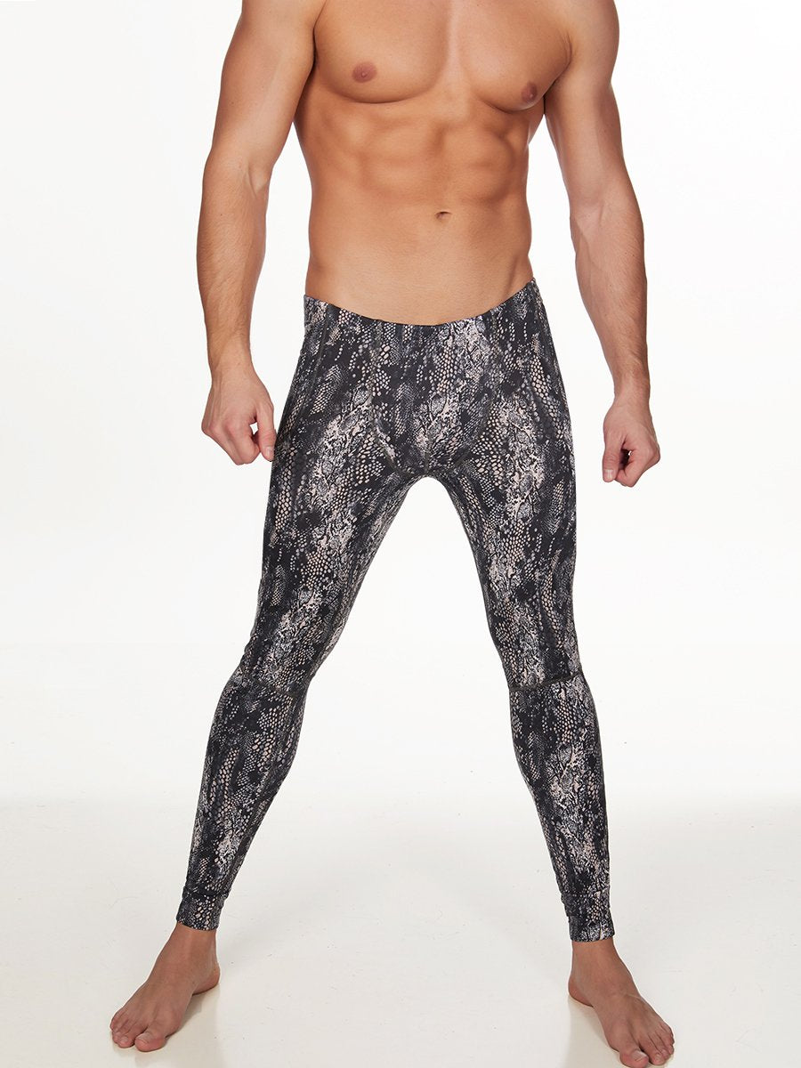 Men's Snakeskin Leggings