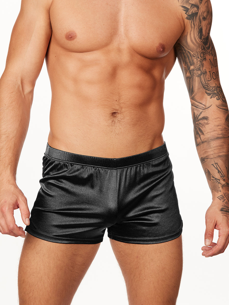 Shimmer Satin Shorts