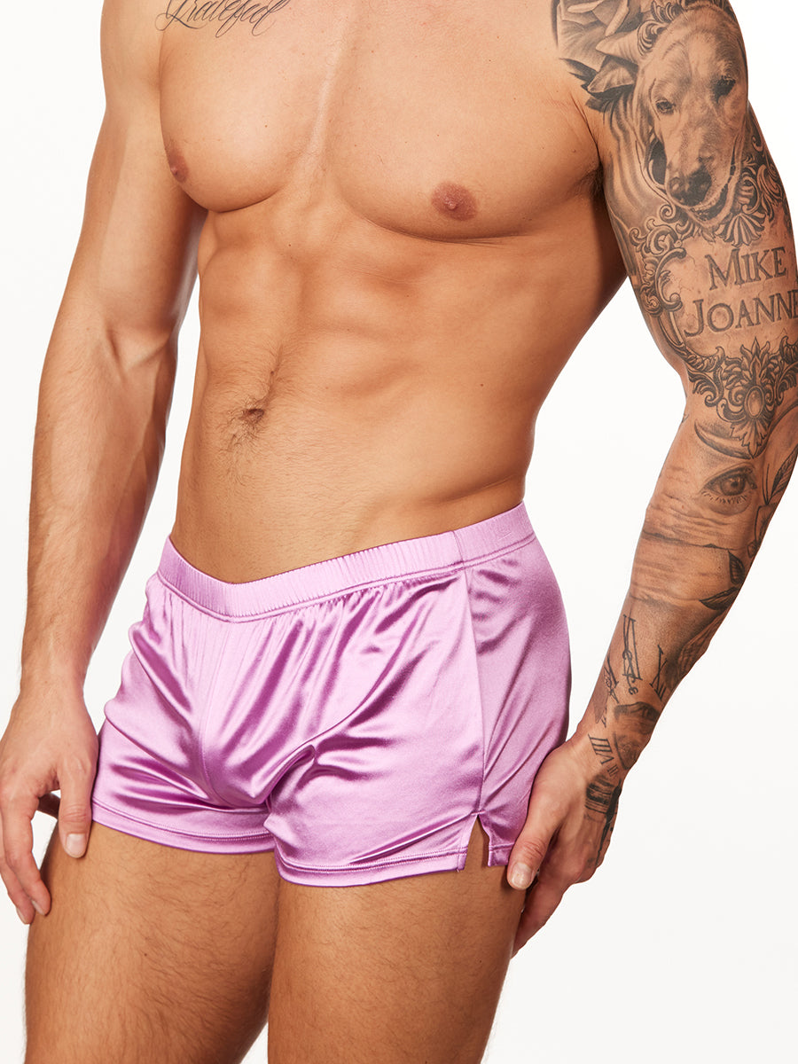 Shimmer Satin Shorts