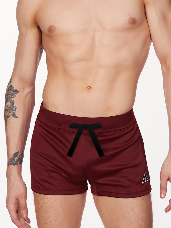 men's red athletic shorts