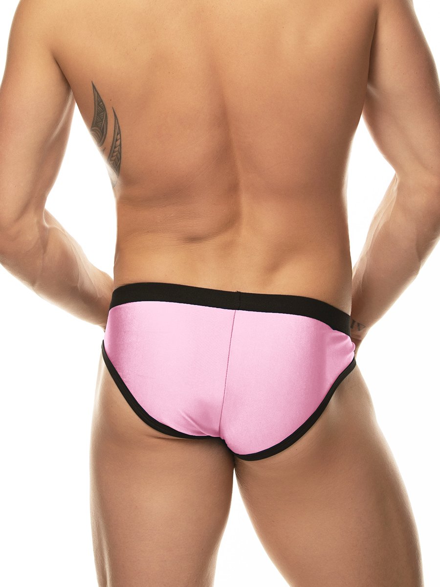 men's pink bikini briefs