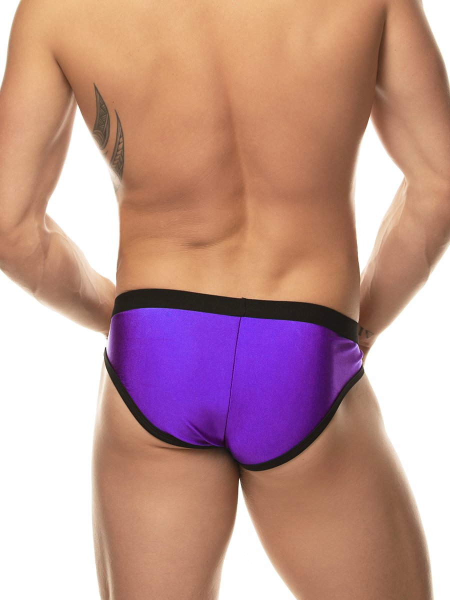 men's purple bikini briefs