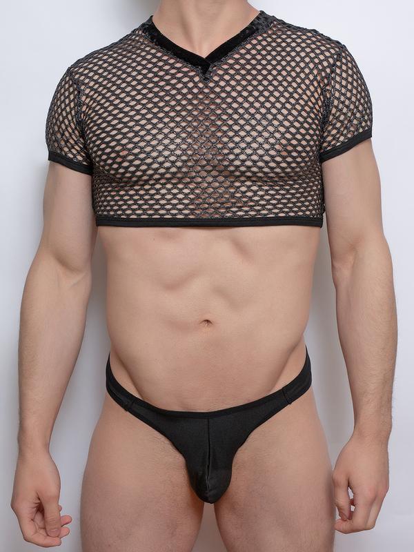 King Mesh Crop