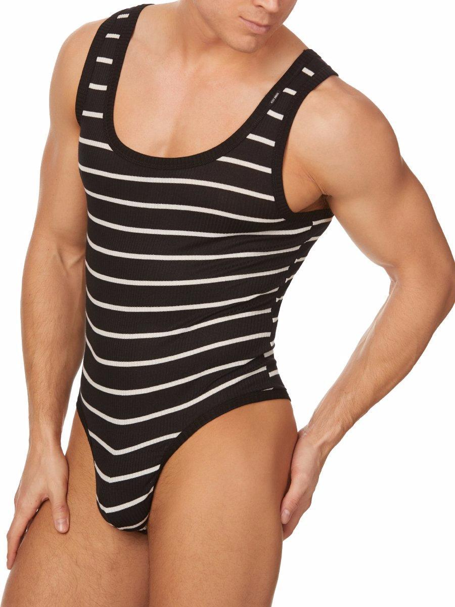 Simply Stripes Thong Bodysuit